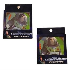 NEW Disney Pixar Buzz Lightyear Coasters - 2 pkgs, 8 total count